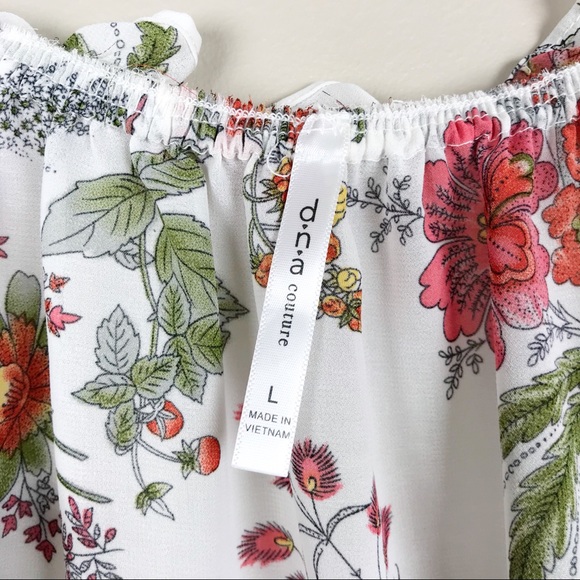 NWOT D.N.A Couture Off-The-Shoulder Top - Picture 3 of 3